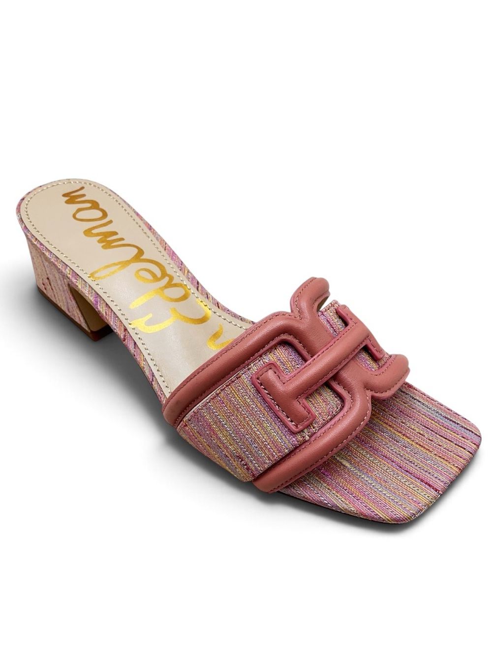🆕{Sam Edelman} Waylon Block-Heel Slide Sandals
